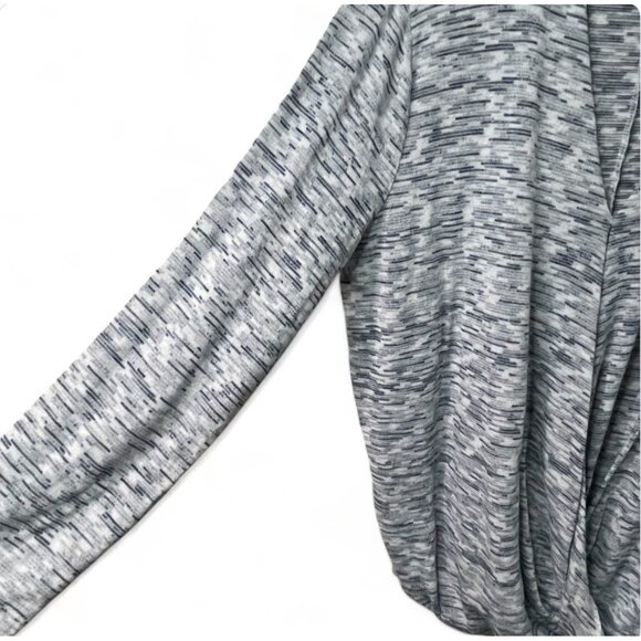 Loft Womens Draped Long Sleeve Top Size L Polyester Rayon Spandex Blend - Picture 8 of 10